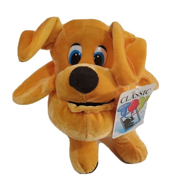 unbranded Other - Golden Retriever Plush Stuffed Animal with Blue Eyes from Classic Toy NEW